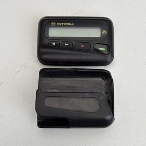 Vintage Motorola Flex Pager Beeper With Holder Clip AS IS READ‎